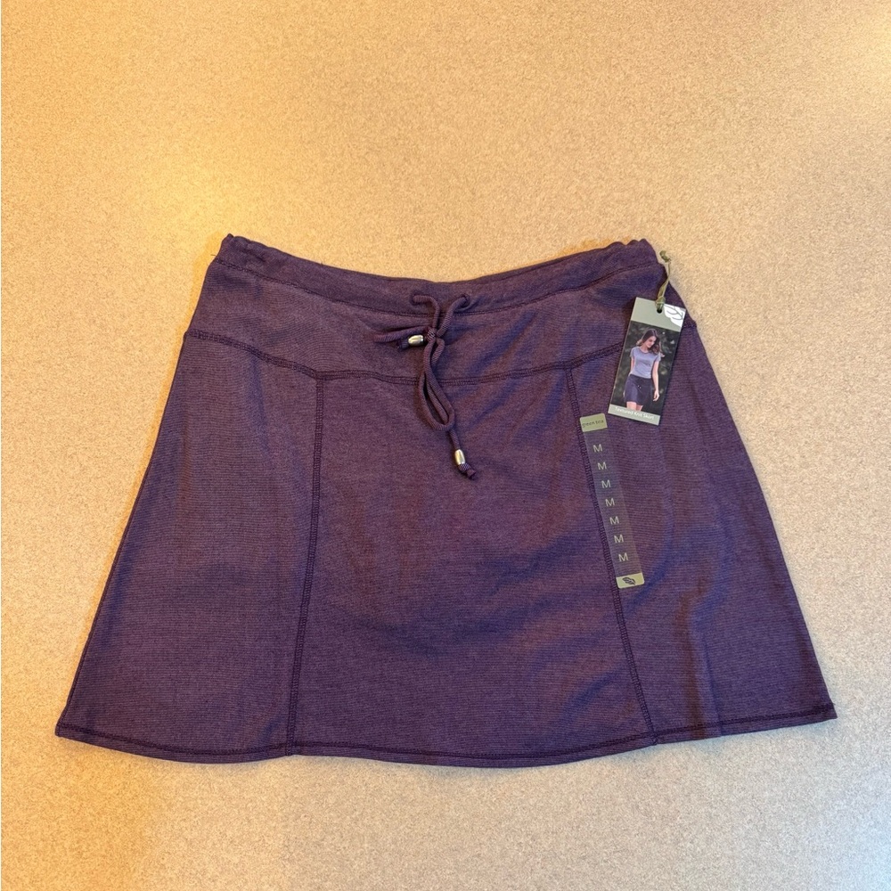 GreenTea Deep Purple Mini Skirt / Skort